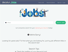 Tablet Screenshot of decatur.jobs